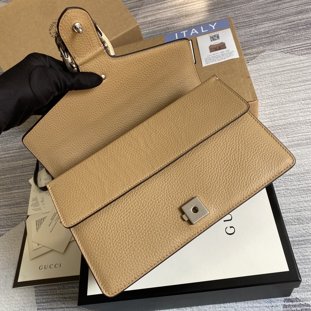 Gucci Dionysus GG Top Handle Bag Shoulder Bag 621512 Apricot